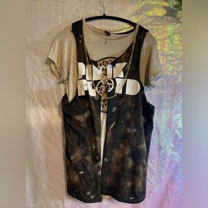 Distressed band cardi